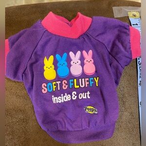 Purple Peeps Dog Sweater